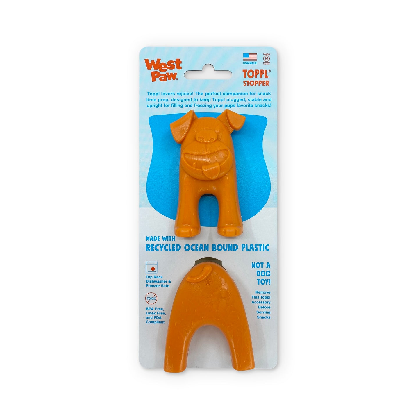 West Paw Toppl Stopper 2 Pack